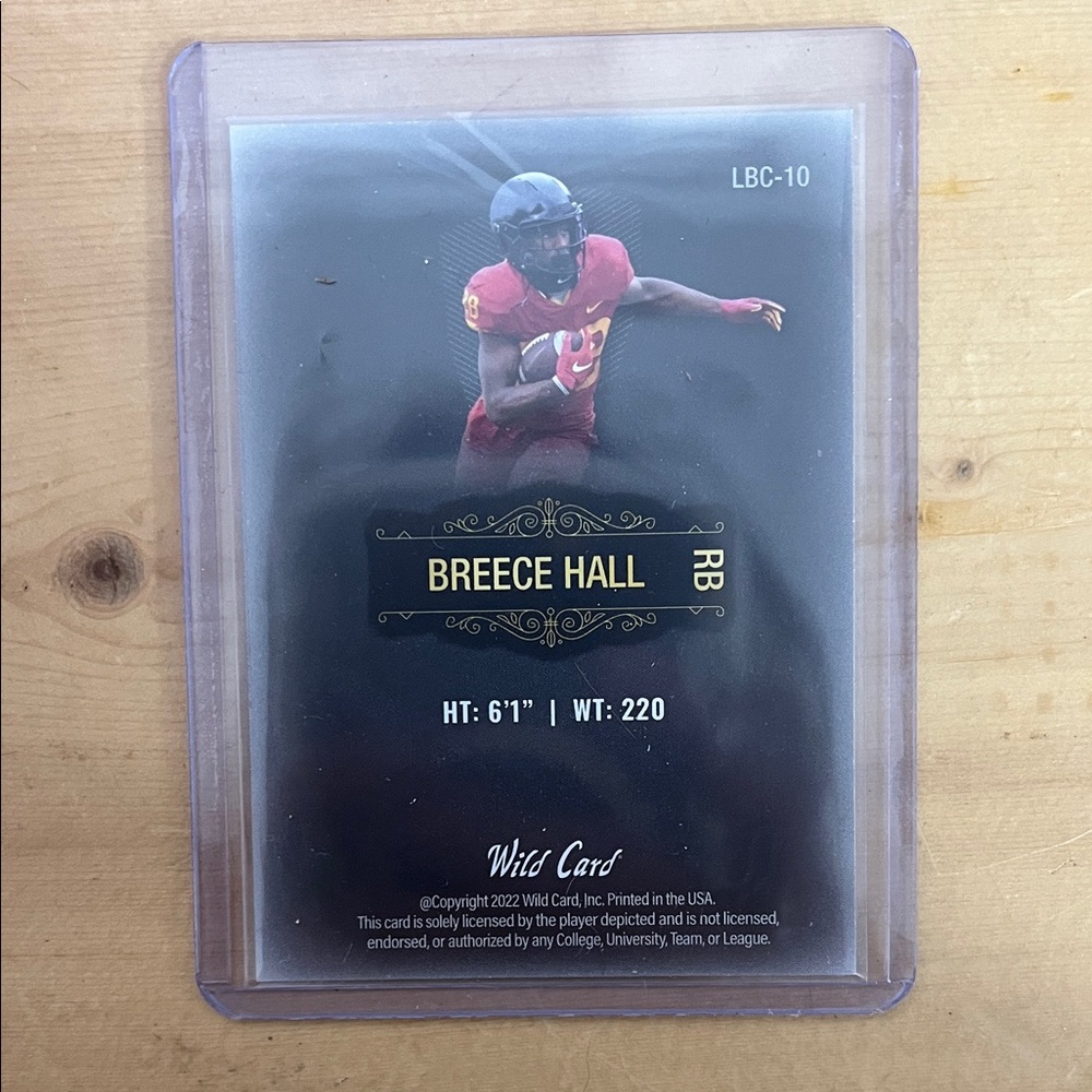 Wild Card Matte Football Trading Card - Picture 2 of 2